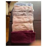 4 Flats Containing Variety of Bath Towels, Hand