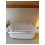 2 Clear Pyrex Glass Cake Baking Dishes, 7ï¿½ x 5.5ï¿½