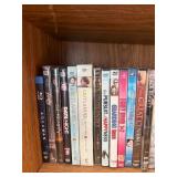 One Shelf Containing 30+ DVD Movies