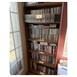 5- Tier Oak Bookshelf- *Bookshelf Only, Contents