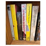 One Shelf Containing 25+ DVD Movies Plus 6 Music