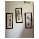 Vintage Asian Inspired Ink Painting on Rice Paper