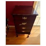 Cherry 2-Drawer Filing Cabinet- *Note: Left/ Back