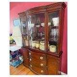 Mahogany China Cabinet, 3 Door, 3 Drawers,