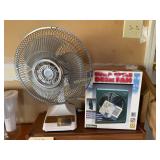 Vintage 12ï¿½ Oscilating Fan with 3 Speeds, Used in