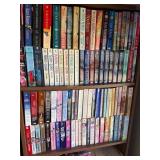 4- Tier Oak Bookcase and All Romance Books all