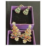 2 Pair of Boxed St. Region Earrings (Christmas