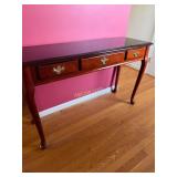 Chippendale- Style Mahogany Console Table,