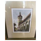 Pair of Hand Colored Etching Titled ï¿½Rothenburg