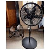 Black Lasko Floorstanding Articulating Fan, Black