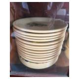 46pc Honey Mustard- Colored Fiesta Ware Christmas