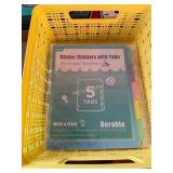 4- 1ï¿½ 3-Ring Binders, Composition Books, Binder