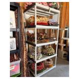 Grey/Black 5-Tier Plastic Storage Pick, 75ï¿½ Tall