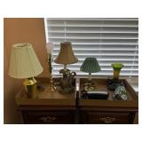 2 Boxes Containing 5 Small Table Lamps,