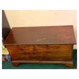 Antique Dark Stained Cedar Chest, Measures: 39ï¿½W