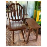 4- Stools, 2 with Swivel Base