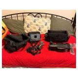 Magnavox Easy Cam, Power Cord, 3 Battery Packs,