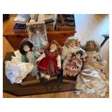 7- Porcelain Face Tools, Beautiful Dresses $ Hair