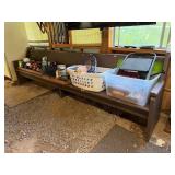 Long Oak Church Pew, Measures: 130x 20x 38