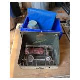 Coleman Cook Stove, 10x 10 Tarp, Pickle Jar with