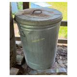 2- Trash Cans, Annual Rye Grass (50lb bag)