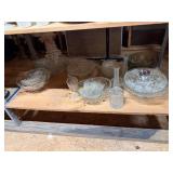 Glassware: Serving Bowl, Platters, Relish Dishes,