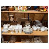 Sheffield Japan Imperial Gold China, Milk Glass: