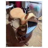 Adaline 16 Western Saddle with Pad and Girth Pad.