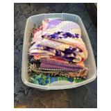 6 Throws and Blankets- 1 Tote Full