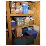 3 Shelves of Christmas with Side Lot