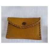 Leather Coin Purse 4 x 2 1/2"