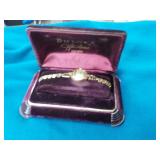 Ladies Gold Watch, Bulova 4 1/2 x 3