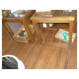 2 Mid Century end tables EA Each x 2