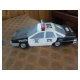 Plastic Police Car 10"