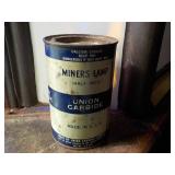 Union Carbide Miners Lamp