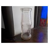 Bartos Dairy Half Pint Embossed Milk Bottle,