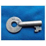 N.Y.C.S. Adlake Brass Key 2 x 1"