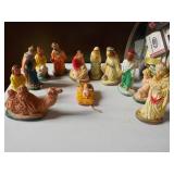 12 Nativity Figures 1 1/2-5"