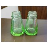 2 Green Depression Glass Items Hazel Atlas