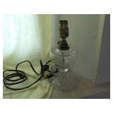 Oil lamp, electrified