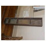 Wood insert to saw box