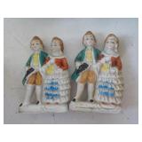 2 Porcelain Figurines 3 1/2"