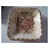 Early Ironstone Dish 4x4"