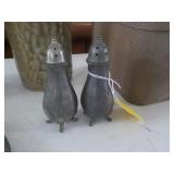 Old Colony Pewter Salt and Pepper 4"