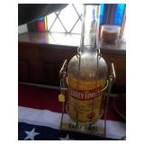 Large Early Times Kentucky Whiskey w Metal Holder