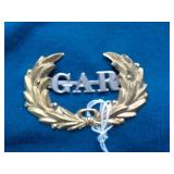 GAR Brass Tone Tie Clip 2 1/2 x 1 1/2"