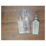 3 Small bottles