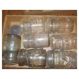 Antique canning jars