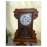 Oak kitchen clock top as is