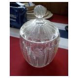 Pipe Tobacco Humidor w Glass Cover